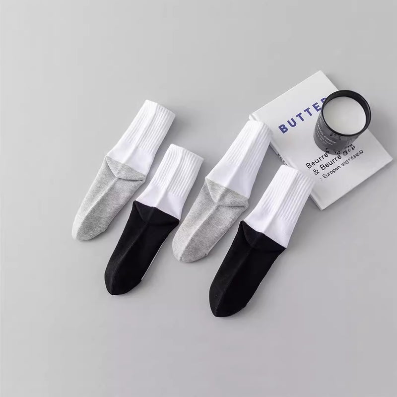 Children'S Socks Summer Japanese Style Style Ins Preppy Style Boys And Girls Stockings Pure Cotton Middle And Large Kidsren Students Middle Tube - Image 5